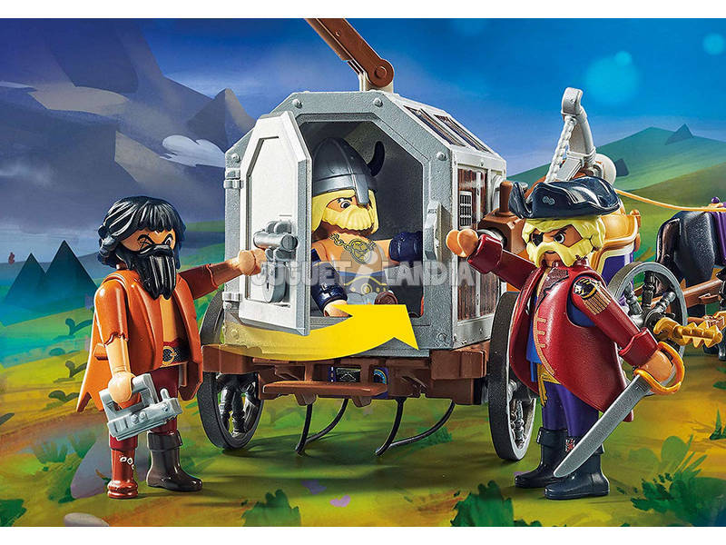 Playmobil The Movie Charle avec Voiture Prison 70073