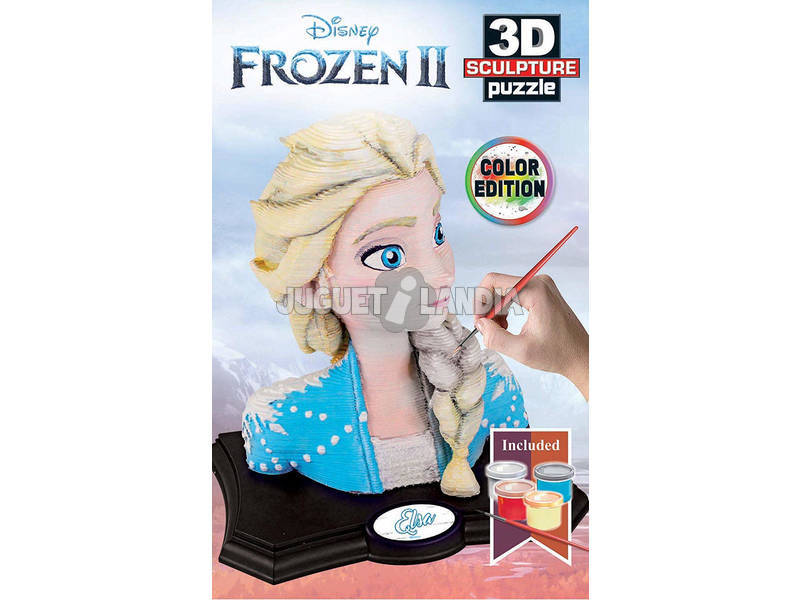 Puzzle Cor 3D Escultura Frozen 2 Elsa Educa 18374
