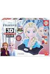Puzzle Couleur 3D Sculpture Frozen 2 Elsa Educa 18374