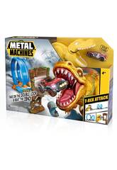 Metal Machines T-Rex Attack con Vehículo de Metal Zuru 11005213