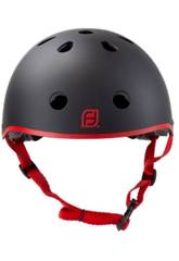 Casco a Sfera Bambino Funbee Nero e Rosso Taglia S 54-58 cm. D'Arpèje OFUN175-NR