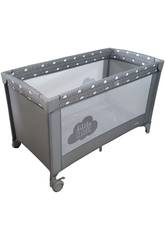 Cuna Viaje Basic Cloud Grey Olmitos 1673