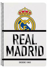 Libreta Folio Tapas Duras 80 h. Real Madrid Safta 511854066