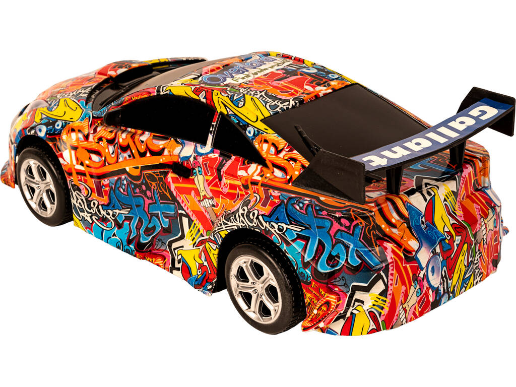 Auto Ad Attrito Racing Car Graffiti Tiger 48 cm.