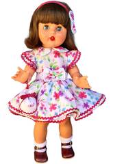 Mariquita Pérez Robe à fleures Imprimée Fleures Fcsia Mariquita Pérez MP50220