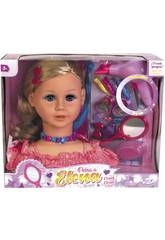 Busto Mu�eca con Secador y Accesorios