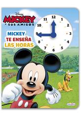 Libro Mickey e i suoi amici ti insegnano le ore Ediciones Saldaña LD0838