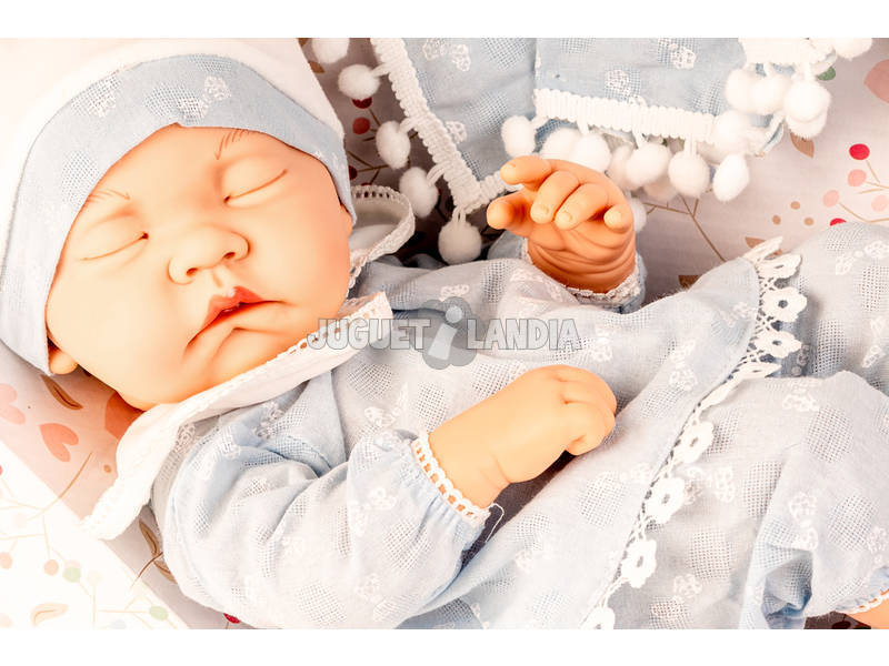 Bebè 38 cm con Vestitini Blu