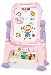 Pizarra Infantil Rosa 48 Piezas