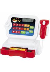 Caisse Enregistreuse Rouge avec Calculatrice et des Accessoires