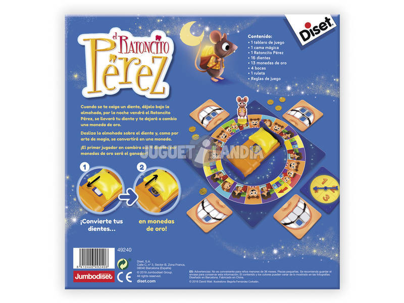 Spiel der Kleinen Maus Pérez von Diset 49240