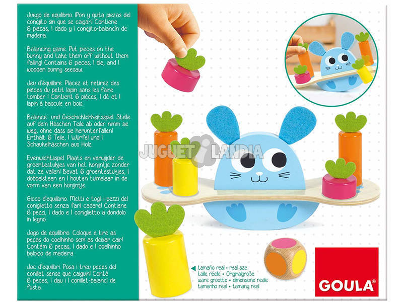 Bunny's Garden Balance Spiel von Goula 55246