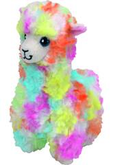 Lama en Peluche Multicolore Lola 23 cm TY 36989TY