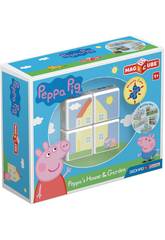 Geomag Magicube Peppa Pig Casa e Giardino Toy Partner 50