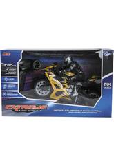Motocicleta Radio Control 1:10 con Piloto