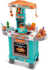 Cuisine Interactive Verte avec 32 Accessoires