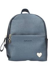 TopModel Sac à Dos Surface Brillante Bleu 10818