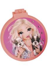 TopModel Brosse à Cheveux avec Miroir Pliante 8846