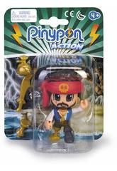 Pinypon Action Pirata com Bandana Vermelha Famosa 700015581