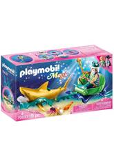 Playmobil Roi de la Mer avec Carrosse Requin Playmobil 70097