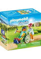 Playmobil Paciente en Silla de Ruedas 70193