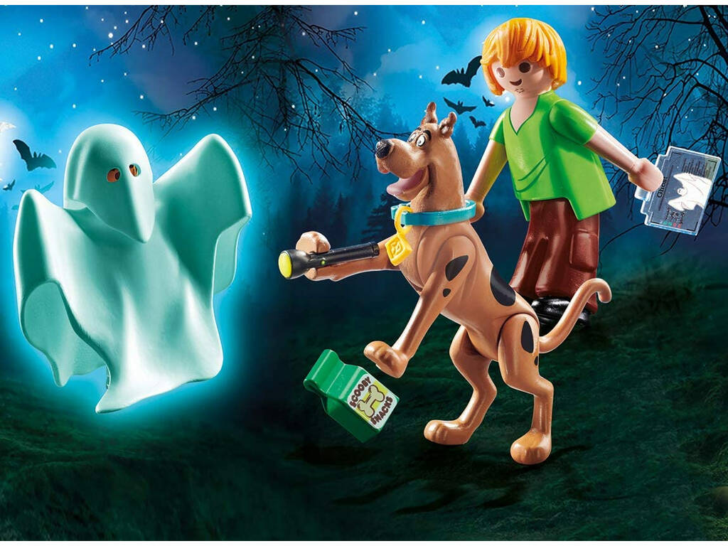 Playmobil Scooby-Doo Scooby e Shaggy con Fantasma 70287