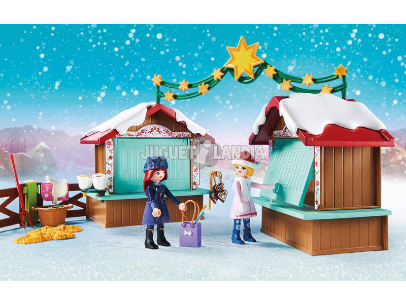 Playmobil Spirit Navidad Marché de Noël à Miradero 70395