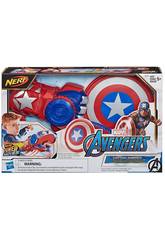 Avengers Nerf Power Moves Lancia Scudo Capitan America Hasbro E7375