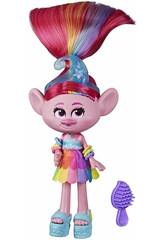Trolls World Tour Bambola Poppy Glamour Rock