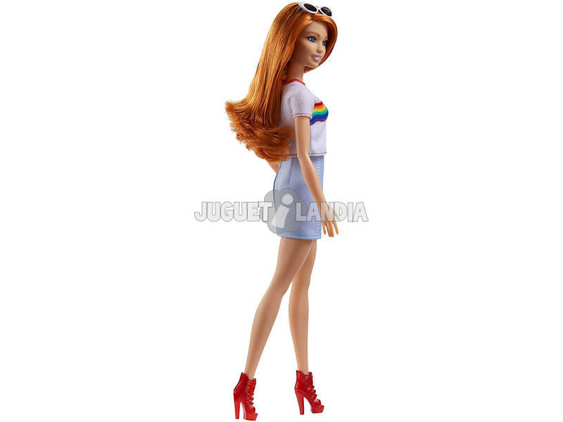 Barbie Fashionistas Regenbogen T-Schirt Mattel FXL55