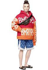 Barbie Ken BMR1959 Sweat-shirt et Sacoche Mattel GHT93