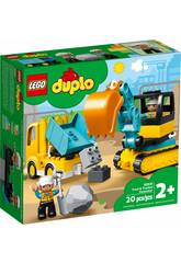 Lego Duplo Town Camion et Excavatrice  Chenilles 10931