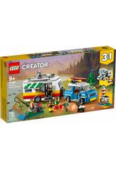 Lego Creator Vacances en Famille en Caravane 31108