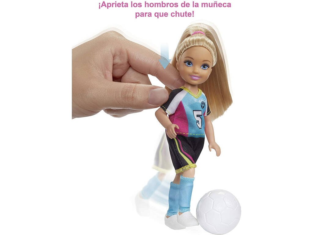 Barbie Completo da Calciatrice di Chelsea Mattel GHK37