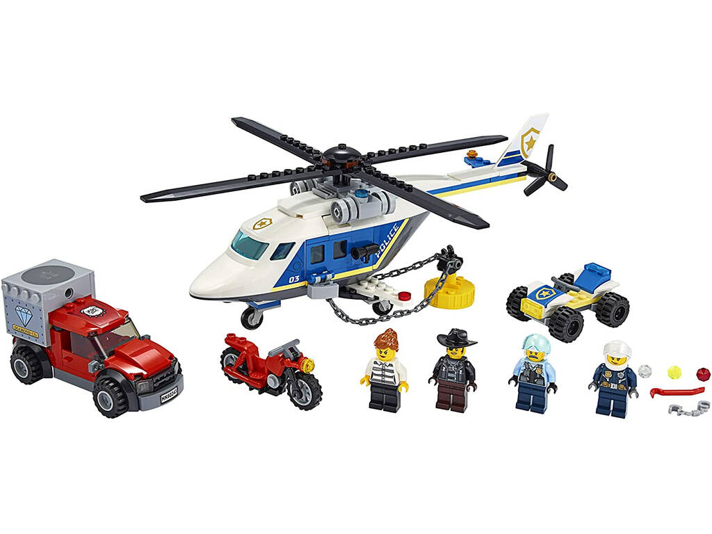 Lego City Police Poursuites de mise en Hélicoptère 60243