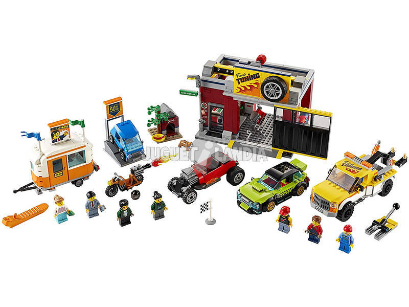 Lego City Nitro Wheels Laboratorio di Tuning 60258