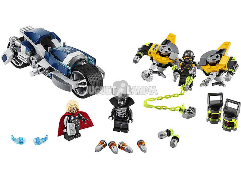 Lego Super-heróis Vingadores Ataque na Mota 76142