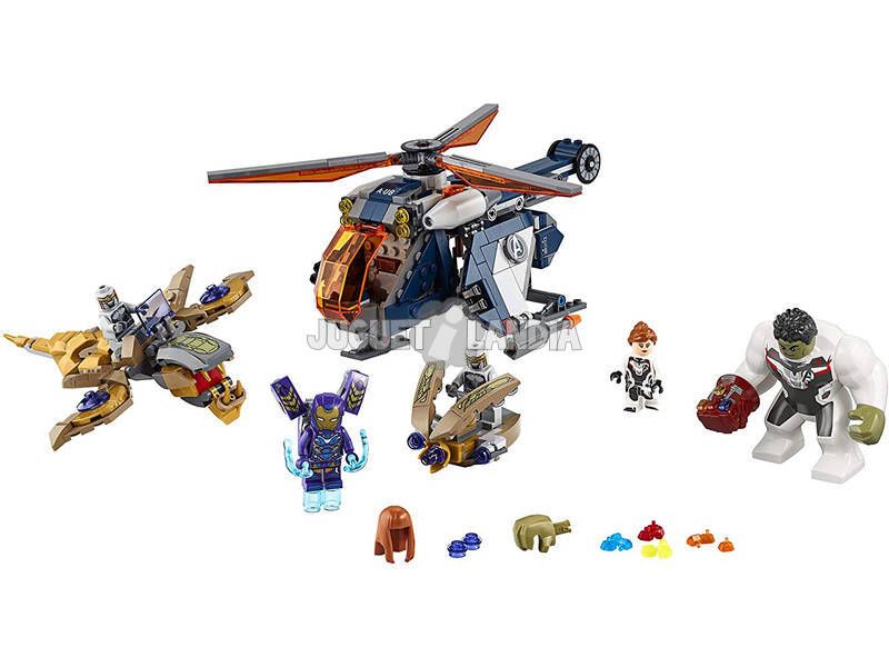 Lego Super-heróis Vingadores Resgate no Helicóptero de Hulk 76144