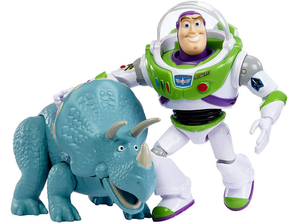 Toy Story Pack Aventuras Figuras Buzz e Trixie Mattel GJH80