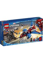 Lego Super Heroes Jet Arachnide contre Armure Robotis�e de Venom 76150