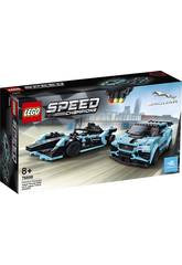 Lego Speed Champions Formula E Panasonic Jaguar Racing Gen2 Car and Jag 76898