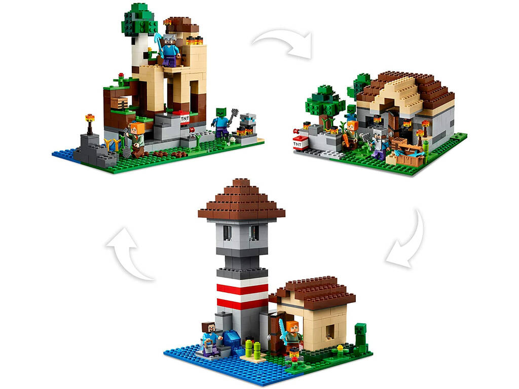 Lego Minecraft Scatola Modulare 3.0 21161