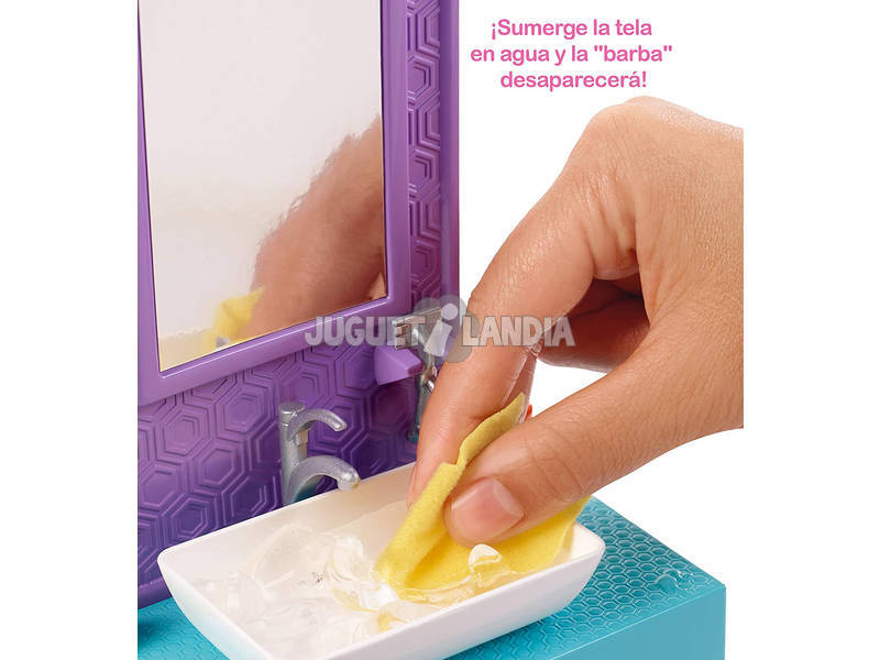 Barbie Pupazzo Ken e Mobilio Toilette Mattel FYK53