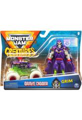 Monster Jam Creatures 1:64 Diecast avec Figurine Bizak 6192 5879