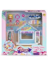 Mimy City Set Loja De Surfe Com Figura Wendy Wave Famosa 700015596