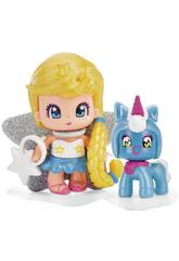 Pinypon Estrela e Mascote Azul Famosa 700015732