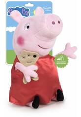 Peluche Peppa Pig 27 cm. avec des Sons Famosa 760018704