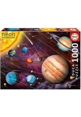 Puzzle 1000 Neon sistema solare Educa 14461