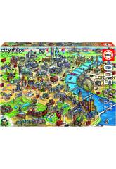 Puzzle 500 Londonkarte 