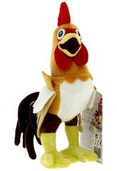 La Ferme de Zenón Peluche Musicale Bartolito Coq Bandai 80011